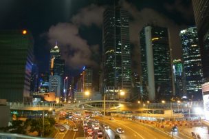 Hongkong bei Nacht